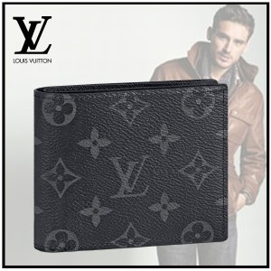 루이비통 마르코 월릿 모노그램 이클립스 반지갑