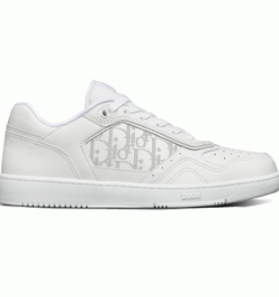 디올 B27 오블리크 로우탑 스니커즈 - 화이트