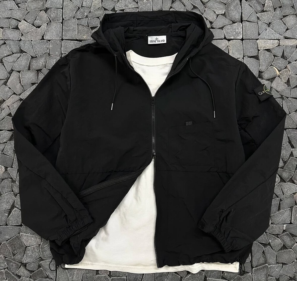 스톤아일랜드 유틸리티 나일론 후드 바람막이