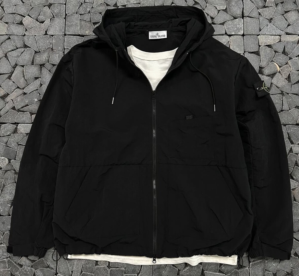 스톤아일랜드 유틸리티 나일론 후드 바람막이