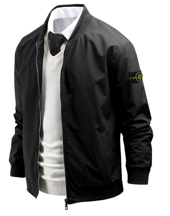 스톤아일랜드 와펜 항공 블루종 자켓