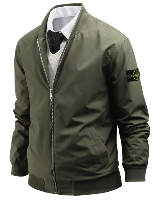 스톤아일랜드 와펜 항공 블루종 자켓