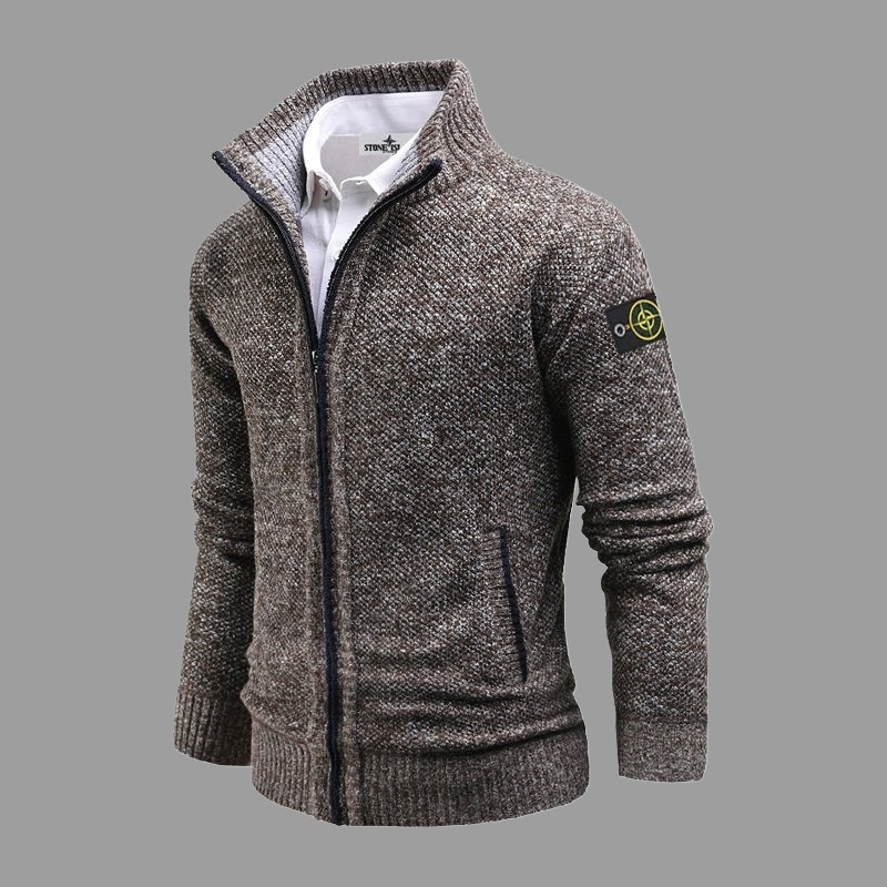 스톤아일랜드 보카시 기모 니트 집업