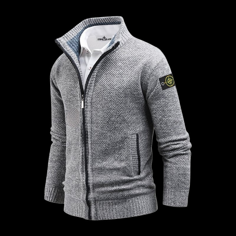 스톤아일랜드 보카시 기모 니트 집업