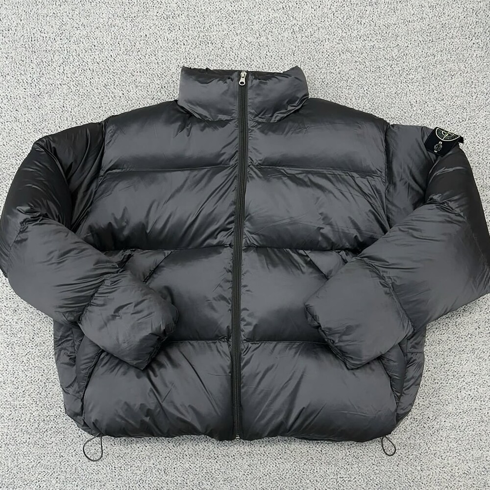 스톤아일랜드 글로시 다운 패딩점퍼