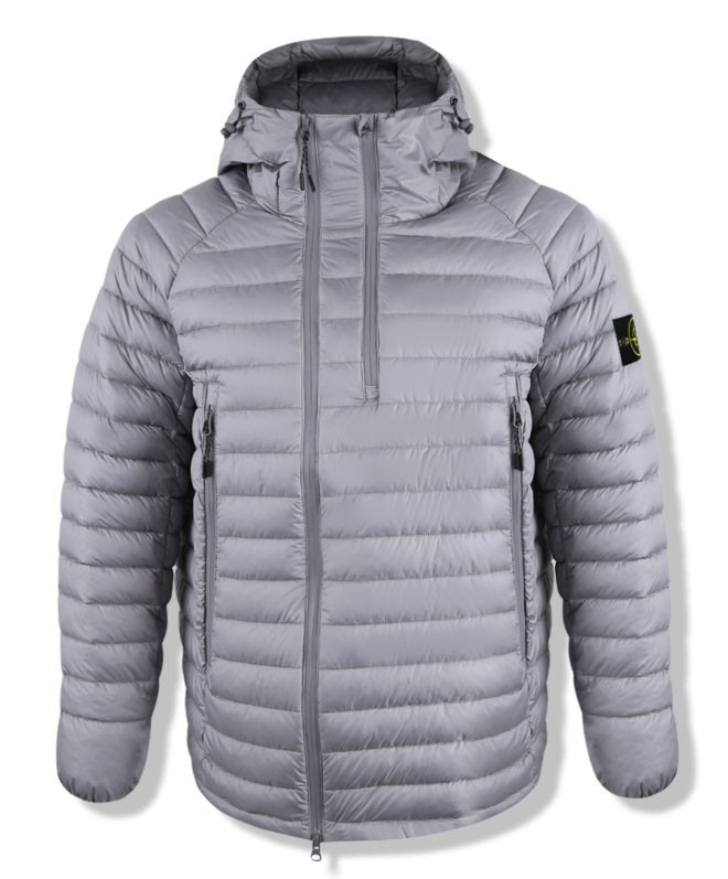 스톤아일랜드 테크 빅지퍼 경량패딩