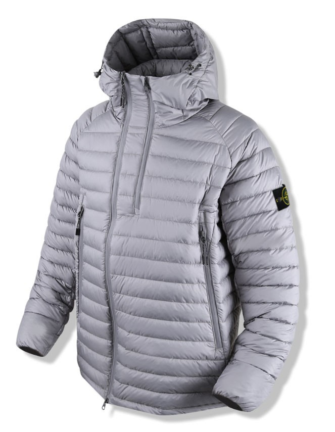 스톤아일랜드 테크 빅지퍼 경량패딩