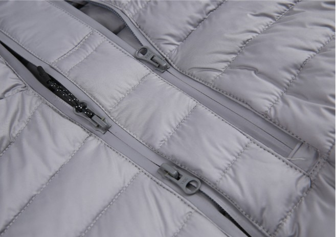 스톤아일랜드 테크 빅지퍼 경량패딩