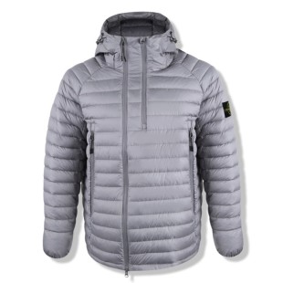 스톤아일랜드 테크 빅지퍼 경량패딩