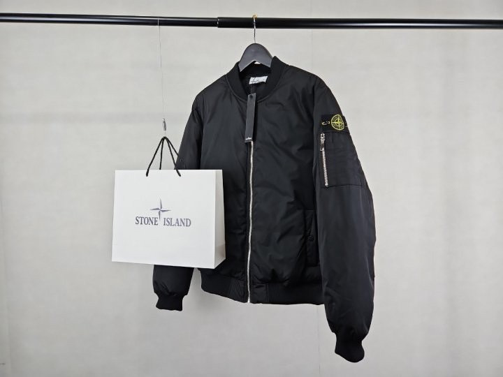 스톤아일랜드 와펜패치 항공패딩