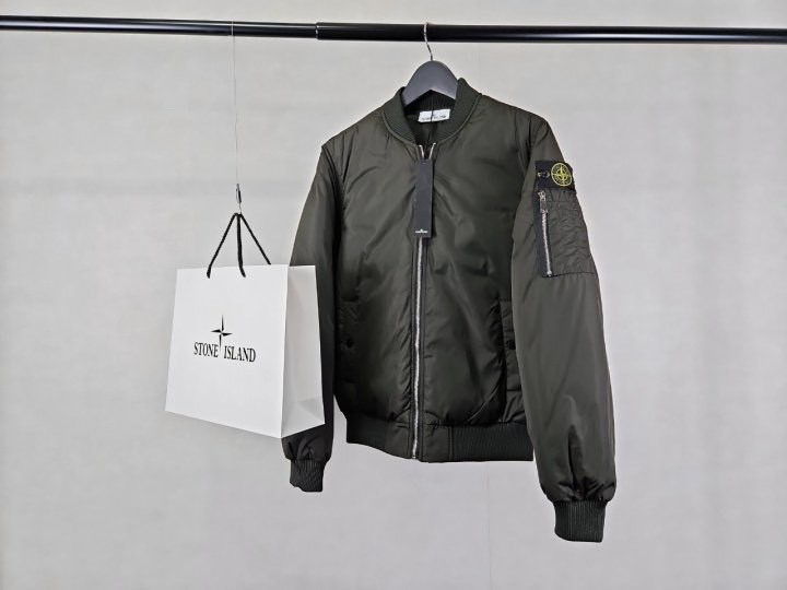 스톤아일랜드 와펜패치 항공패딩