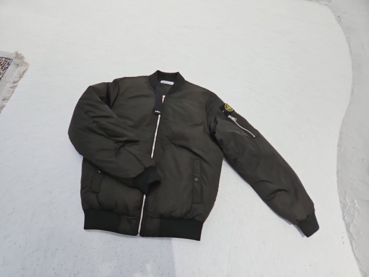 스톤아일랜드 와펜패치 항공패딩