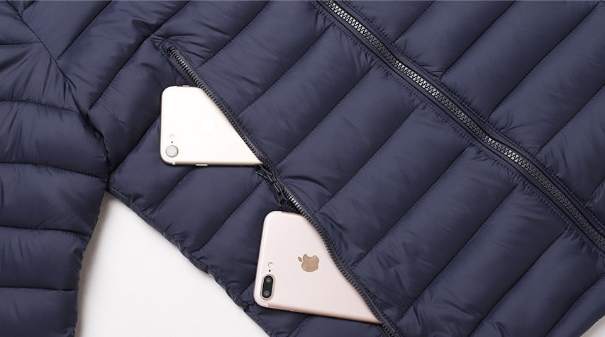 스톤아일랜드 투웨이 지퍼 경량 패딩