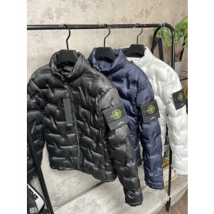 스톤아일랜드 패턴 경중량 패딩