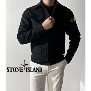 스톤아일랜드 투포켓 스웨이드 자켓