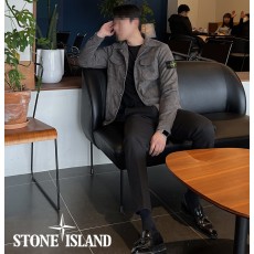 스톤아일랜드 투포켓 스웨이드 자켓