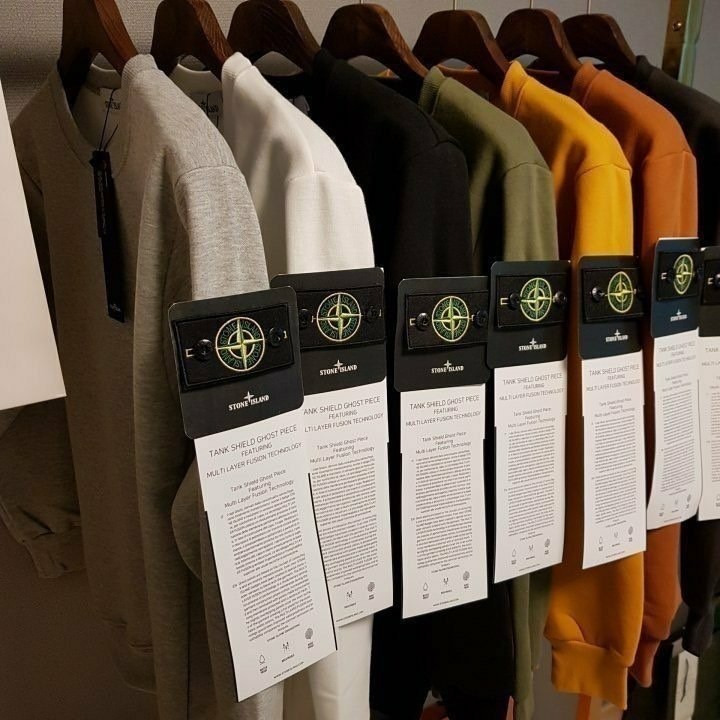 스톤아일랜드 기모 맨투맨