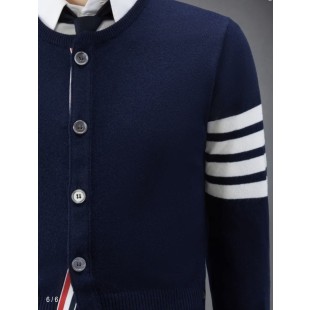 톰브라운 사선완장 라운드 가디건