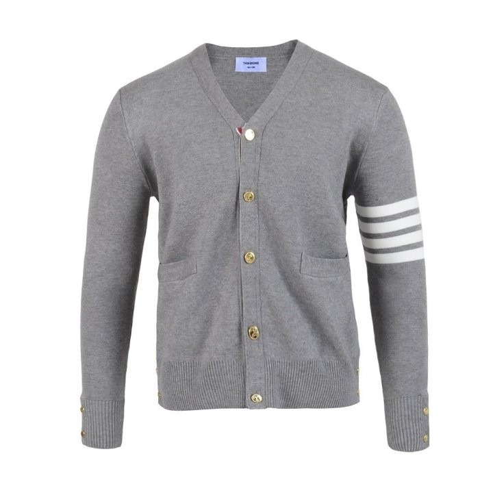 톰브라운 사선 골드버튼 가디건