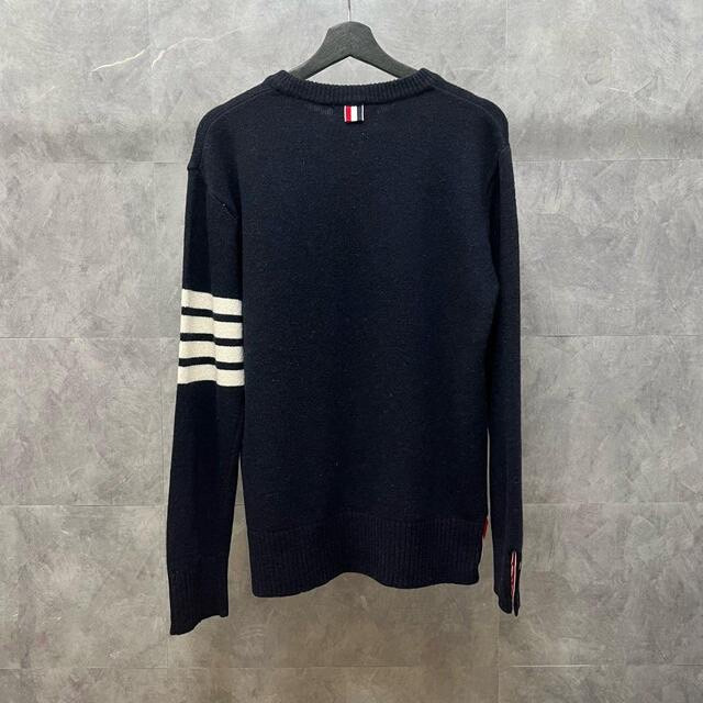 톰브라운 램스울 라운드니트