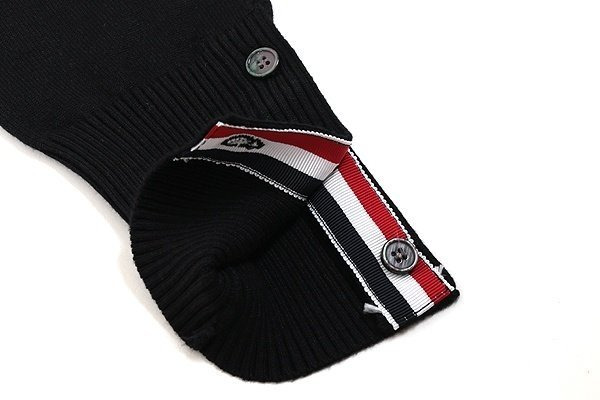 톰브라운  오픈라운드 사선 울 니트