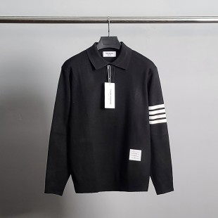 톰브라운 사선완장 울 카라 니트 (재입고!!)