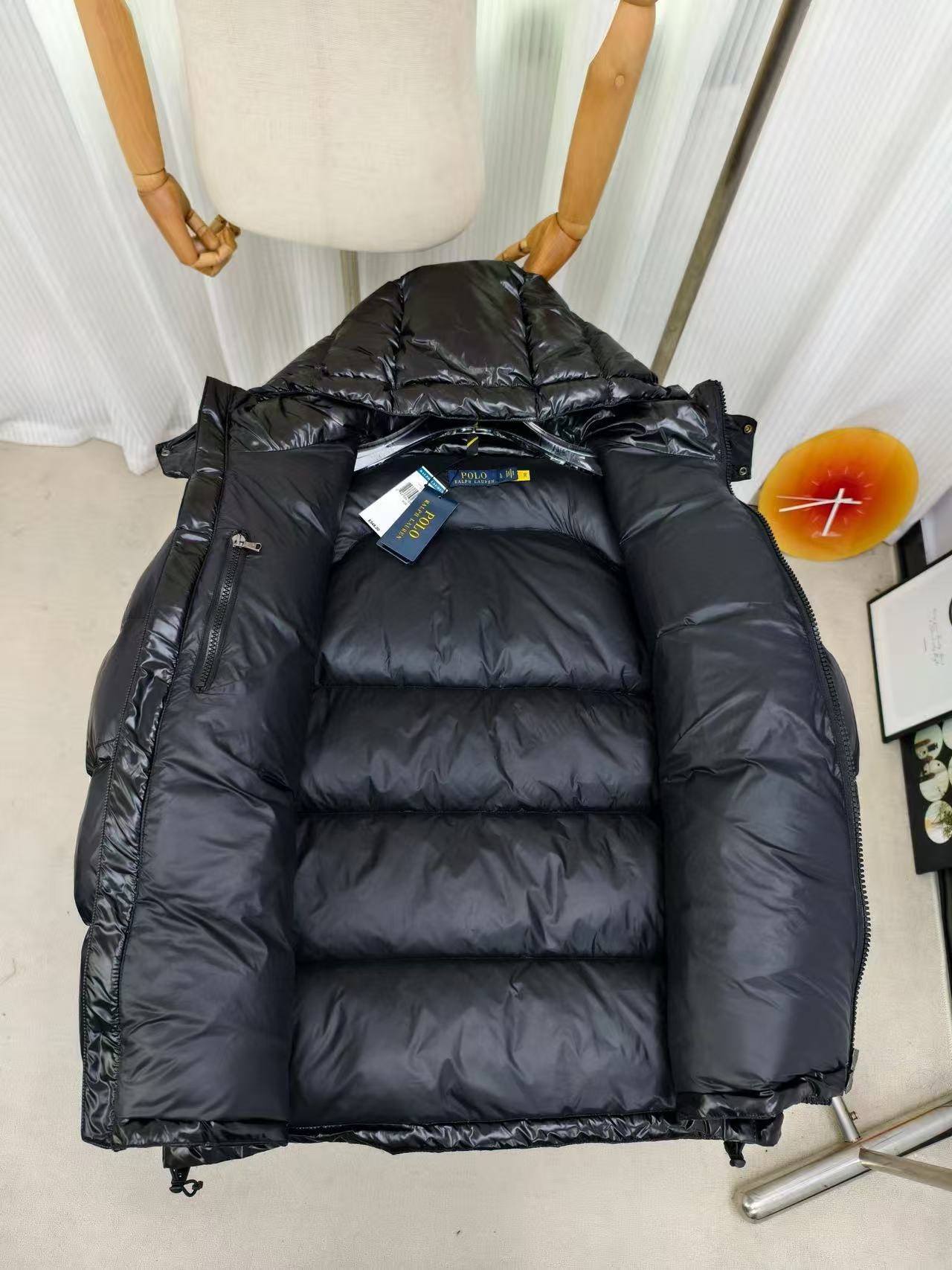 폴로 패딩 (유광)