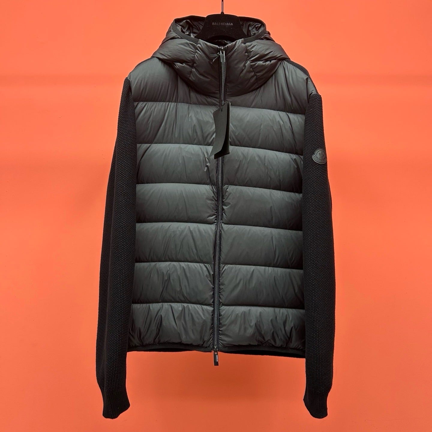 몽클레어 맨즈 후드 니트 경량 패딩