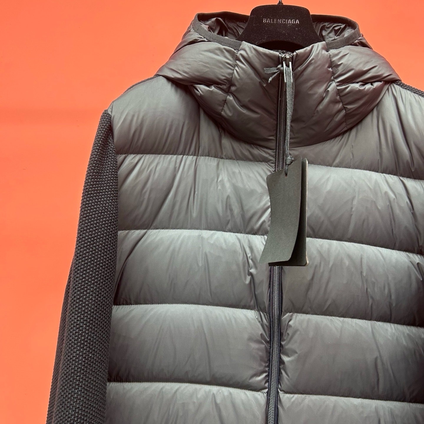 몽클레어 맨즈 후드 니트 경량 패딩