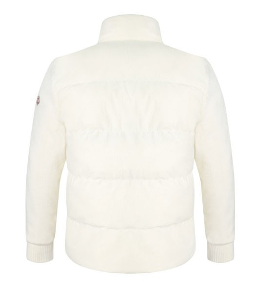 몽클레어 코듀로이 덕다운 니트 패딩