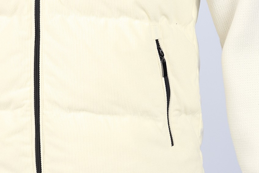 몽클레어 코듀로이 덕다운 니트 패딩