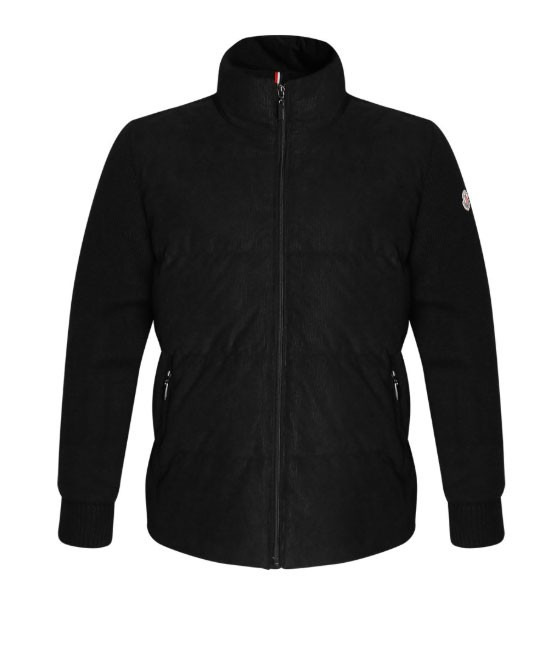 몽클레어 코듀로이 덕다운 니트 패딩