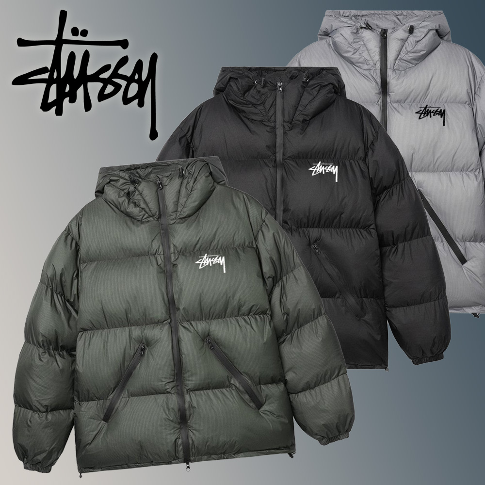 스투시 덕다운 푸퍼 헤비후드패딩 (3color)