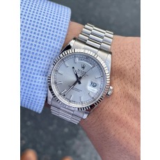 롤렉스 데이데이트 실버다이얼