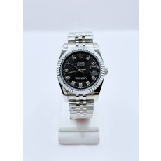 롤렉스 데이트저스트 36mm 126234 브라이트 블랙 다이아 셋팅 쥬빌리 (국내공장 AS가능)