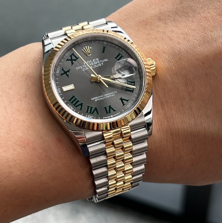 롤렉스 데이저스트 슬레이트 로마+바 쥬빌리 (국내공장 AS가능)