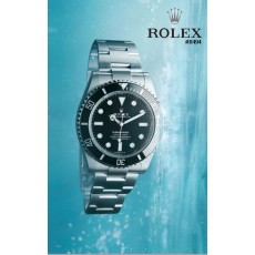 롤렉스 서브마리너 오이스터 스틸 오토매틱 크로노미터 블랙 다이얼
