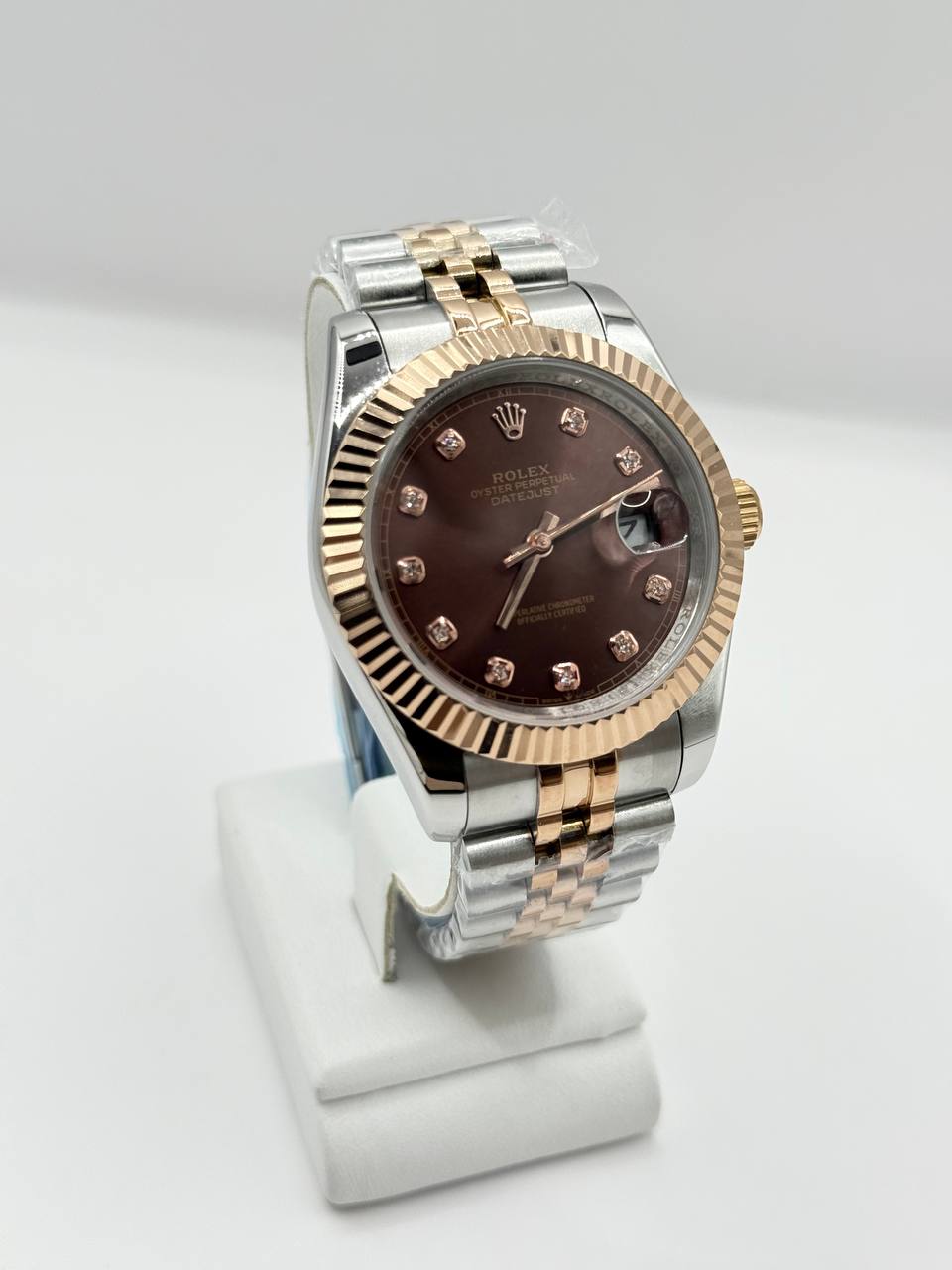 롤렉스 데이트저스트 41mm 126331 초콜릿 다이아 셋팅 쥬빌리 (국내공장 AS가능)