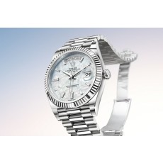 롤렉스 데이 데이트 실버 크리스탈 2025 오이스터 (국내공장 AS가능)