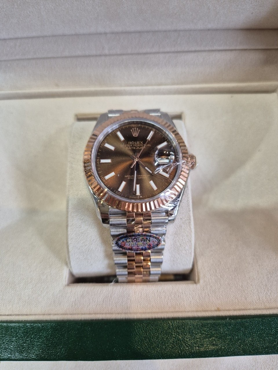 롤렉스 데이트저스트 41mm 초콜릿 쥬빌리 - 클린공장