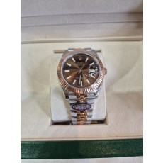 롤렉스 데이트저스트 41mm 초콜릿 쥬빌리 - 클린공장