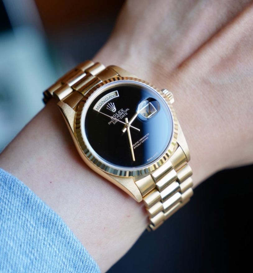 롤렉스 데이데이트 18238 오닉스 (국내공장 AS가능)