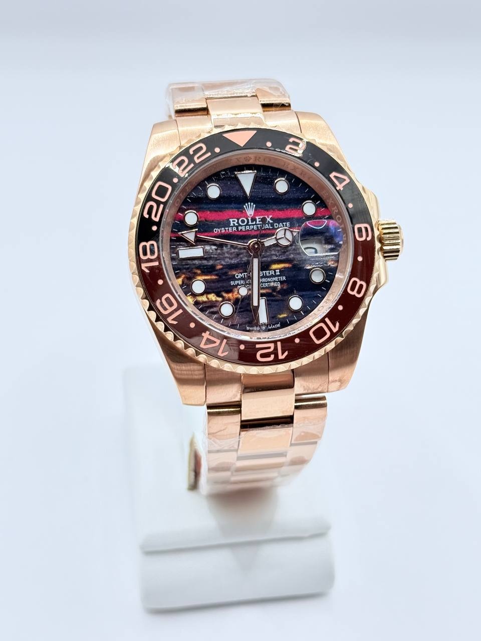 롤렉스 오이스터, 40mm, 에버로즈 골드 레퍼런스 126715CHNR (국내공장 AS가능)