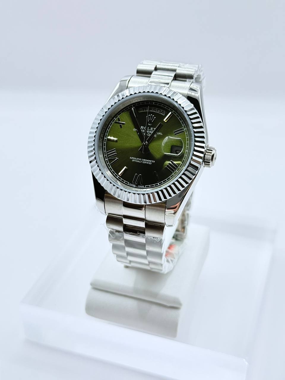 롤렉스 데이트 올리브 그린 (국내공장 AS가능)